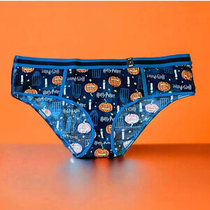 Torrid Plus Size 3 Harry Potter Pumpkin Star Candle Hipster Panty Panties‎ Punk